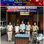 दीपका पुलिस की बड़ी कार्रवाई, अवैध शराब परिवहन करते दो आरोपी गिरफ्तार