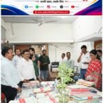 साकेत भवन पहुंचीं महापौर, निगम कार्यालय की व्यवस्थाओं का लिया जायजा