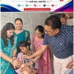 कोरबा पश्चिम में 191 बच्चों को पिलाई गई पोलियो की दो बूंद, एचटीपीएस में चला विशेष अभियान