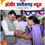हजारों बहनों ने मंत्री देवांगन को बांधी राखी