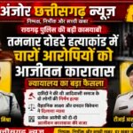 तमनार के चर्चित दोहरे हत्याकांड में चार दोषियों को आजीवन कारावास, रायगढ़ पुलिस की सशक्त विवेचना से मिला न्याय
