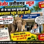 “रायपुर छूटा, कुनकुरी पहुंच गए गजराज! विष्णु भैया, जंगल चाहिए, सिर्फ आश्वासन नहीं!”